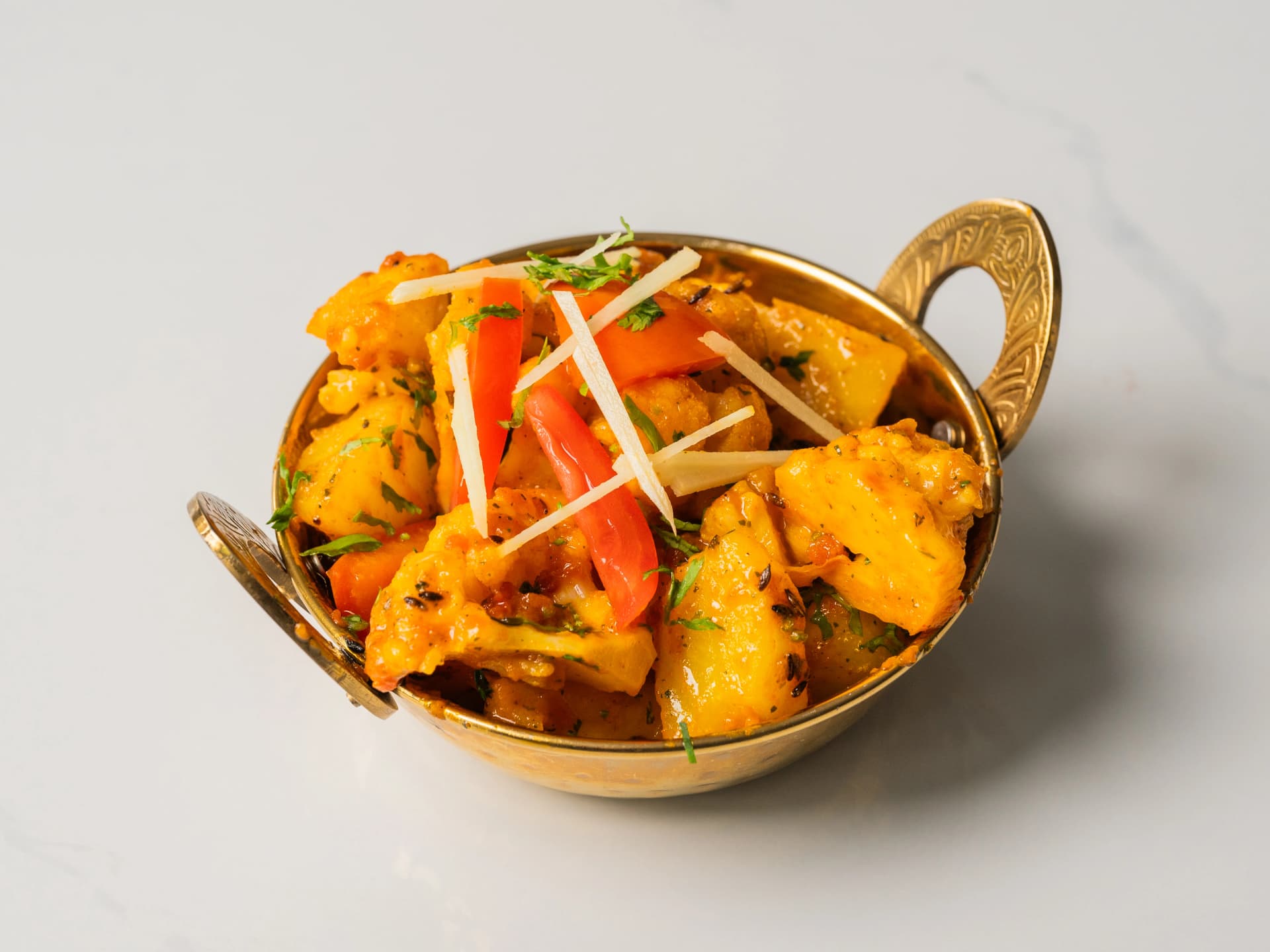 Aloo Gobi at Chopras Indian Restaurant Den Haag