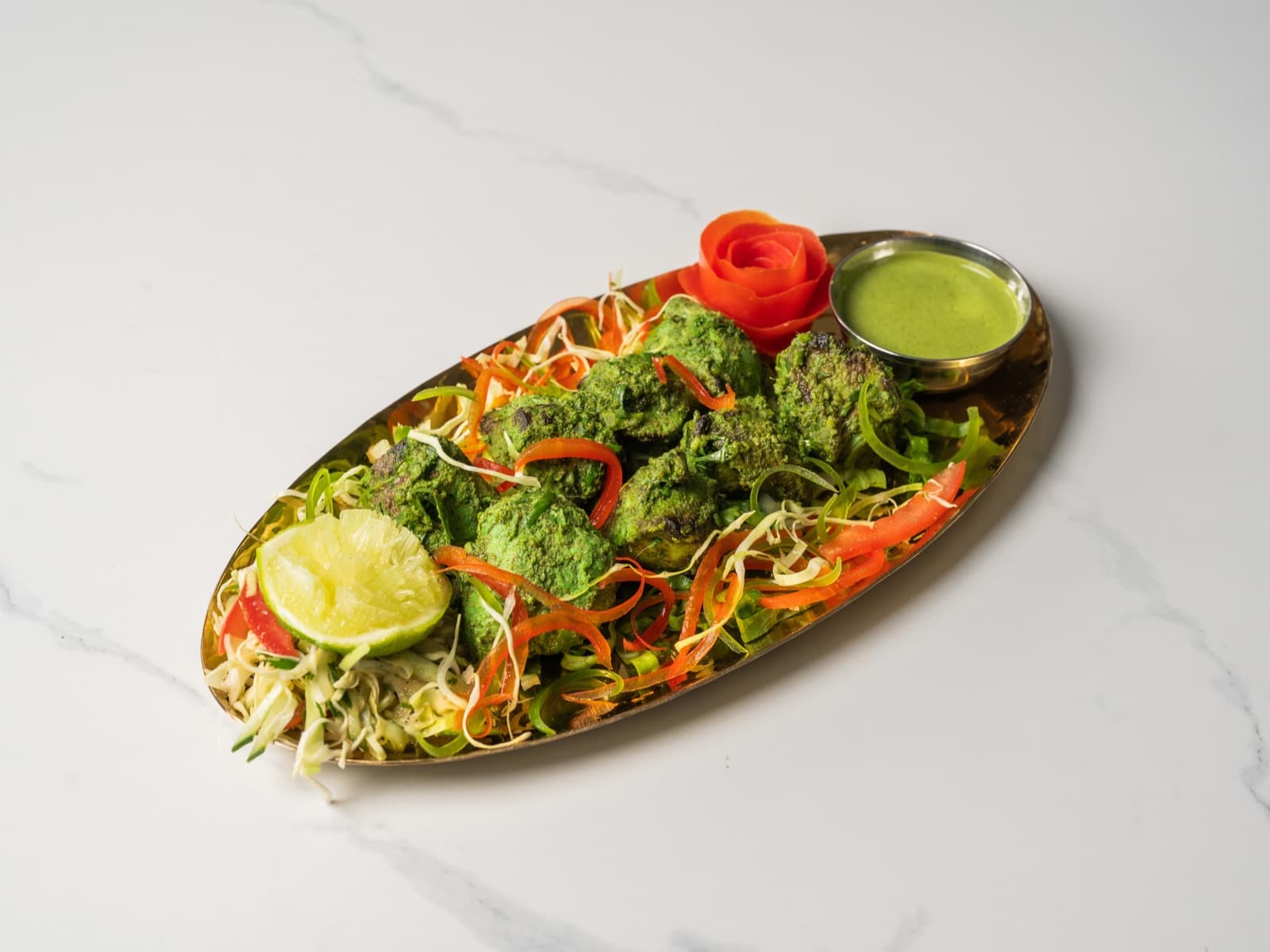 Chicken Hariyali Tikka at Chopras Indian Restaurant Den Haag
