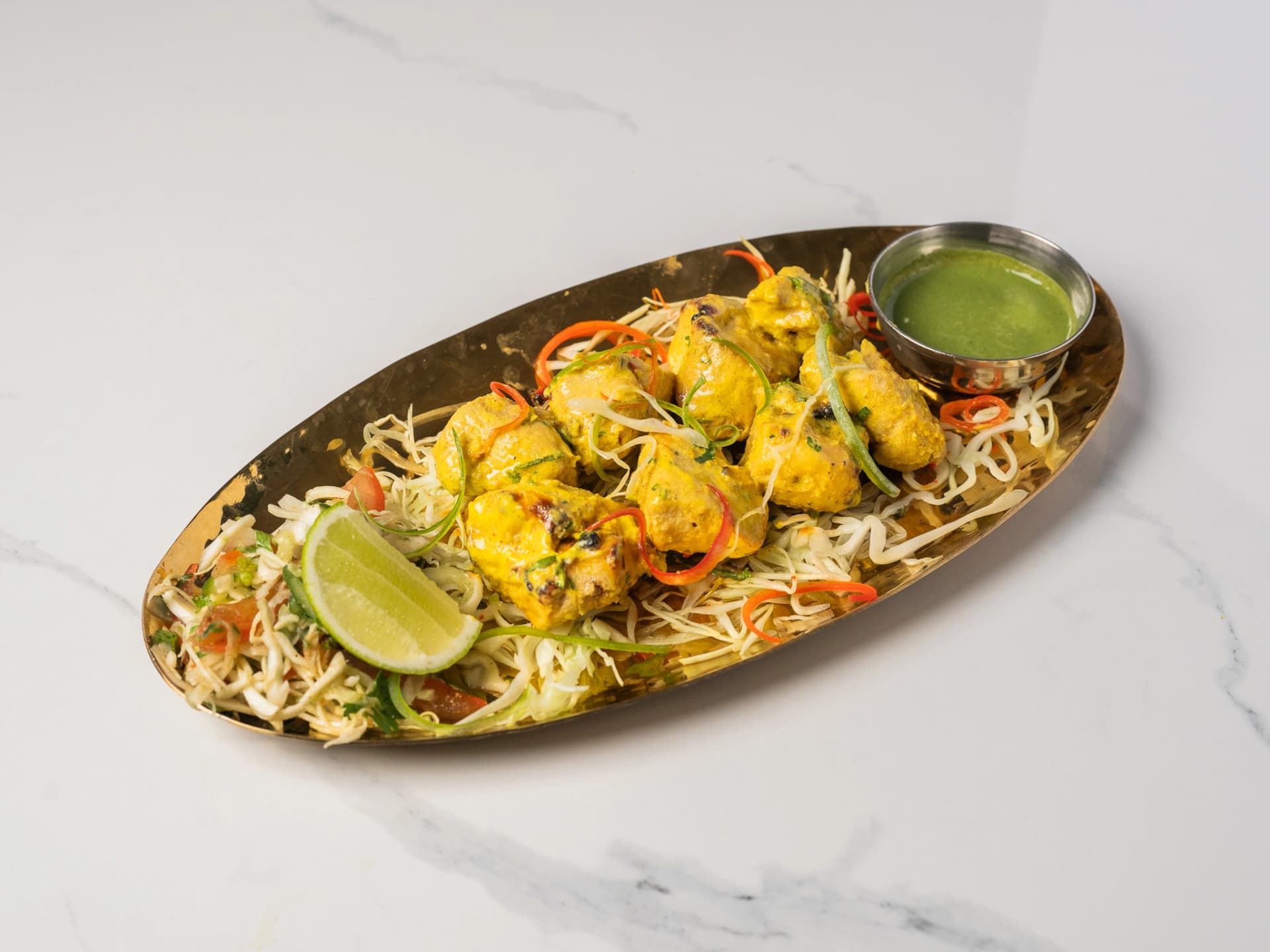 Chicken Lasooni Tikka at Chopras Indian Restaurant Den Haag