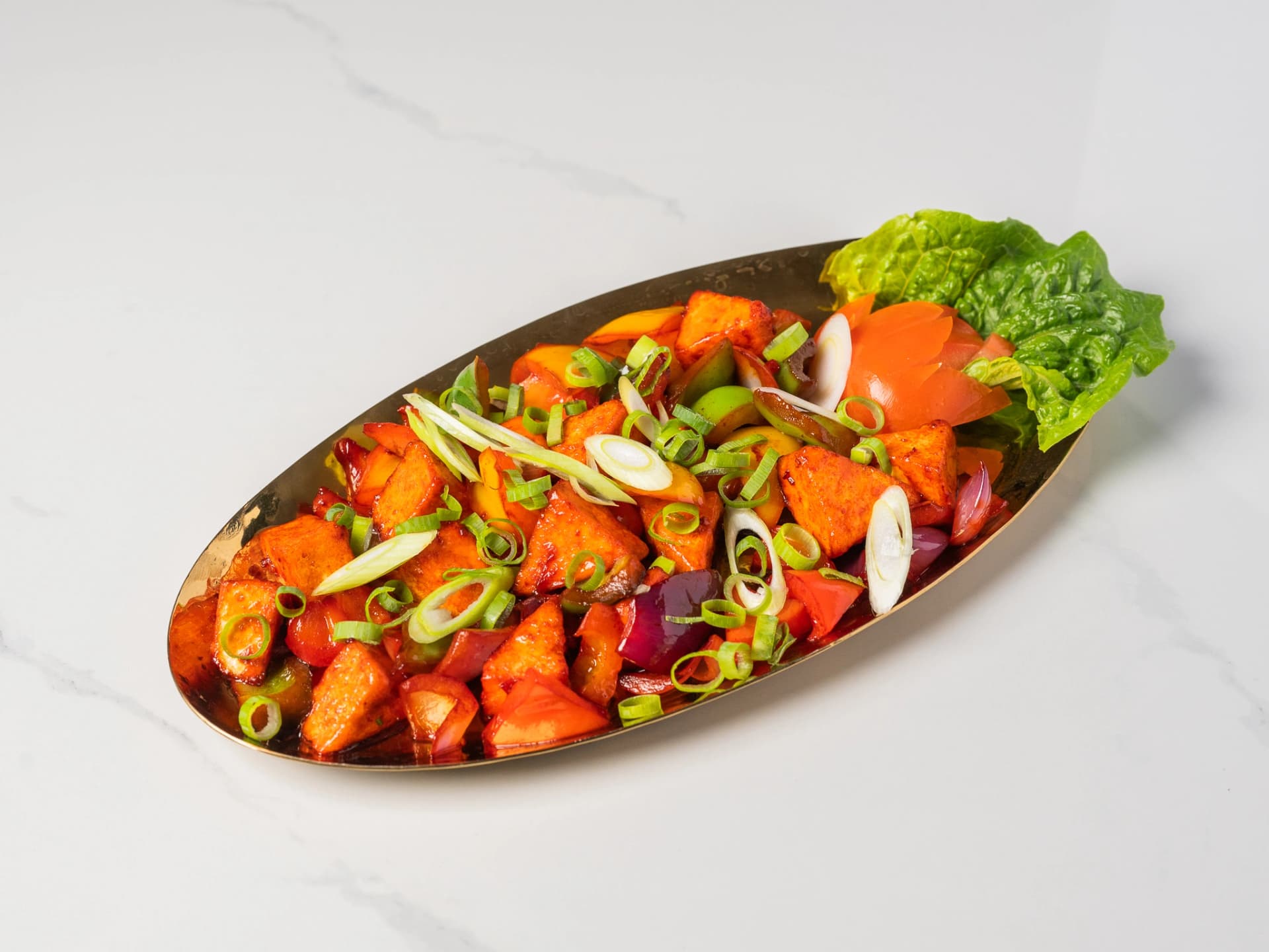 Chilli Paneer at Chopras Indian Restaurant Den Haag