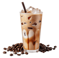 Iced Coffee at Chopras Indian Restaurant Den Haag