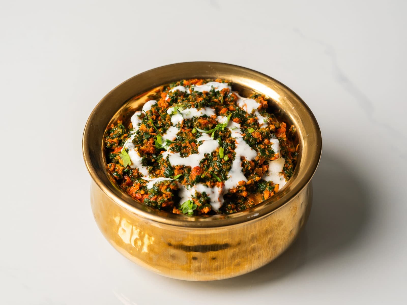 Keema Saag at Chopras Indian Restaurant Den Haag