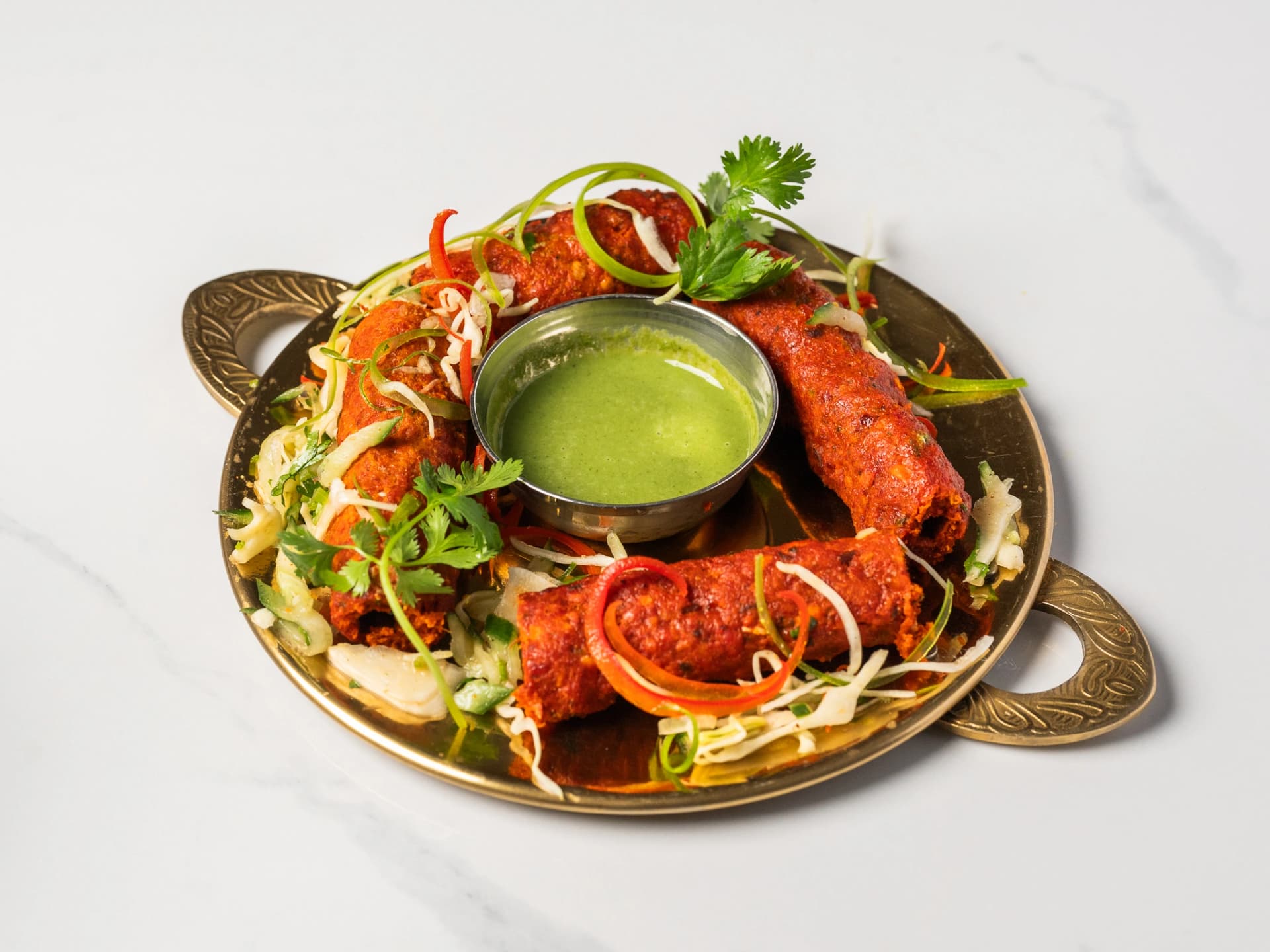 Lamb Seekh Kebab at Chopras Indian Restaurant Den Haag