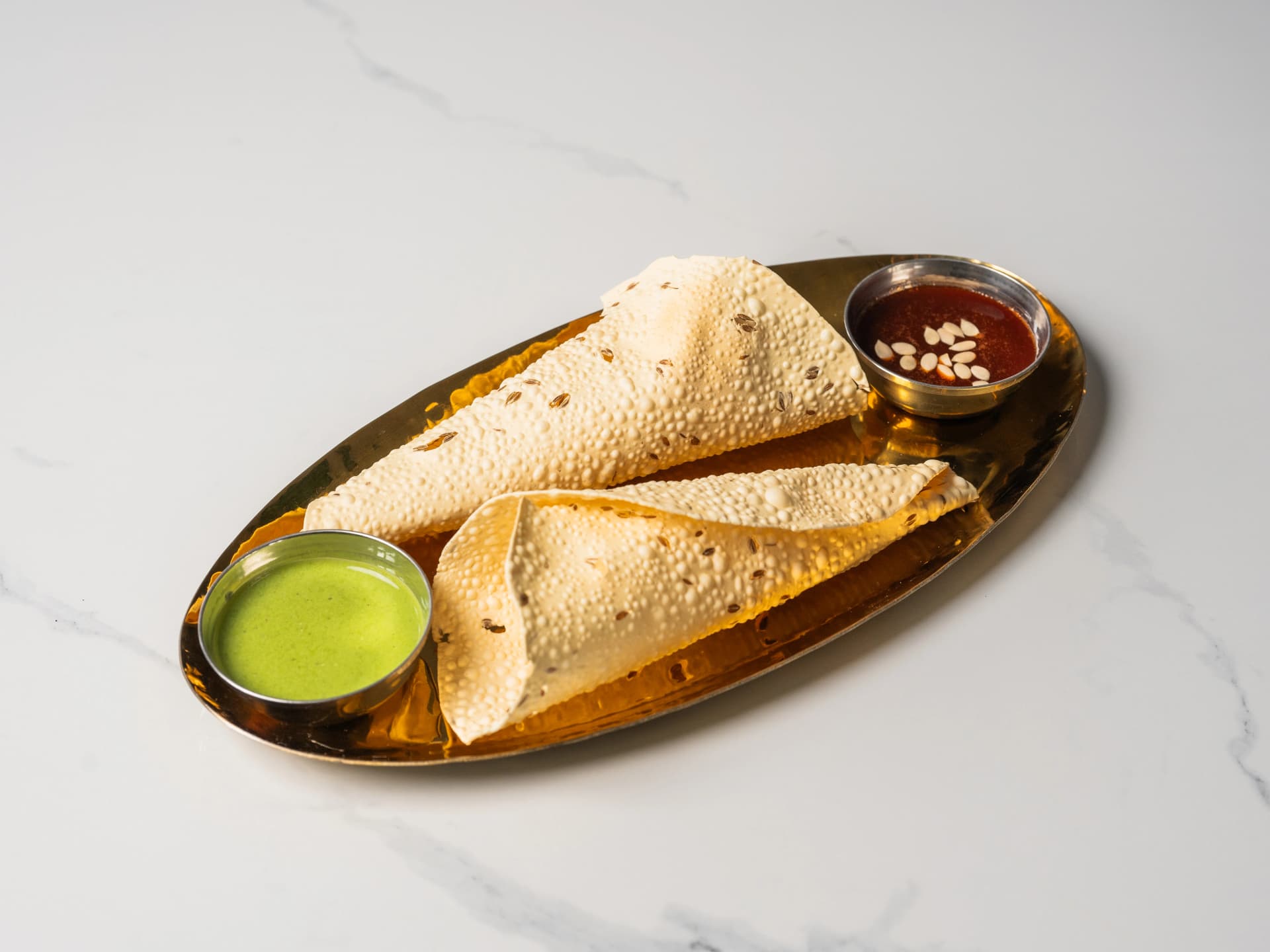Plain Papad at Chopras Indian Restaurant Den Haag