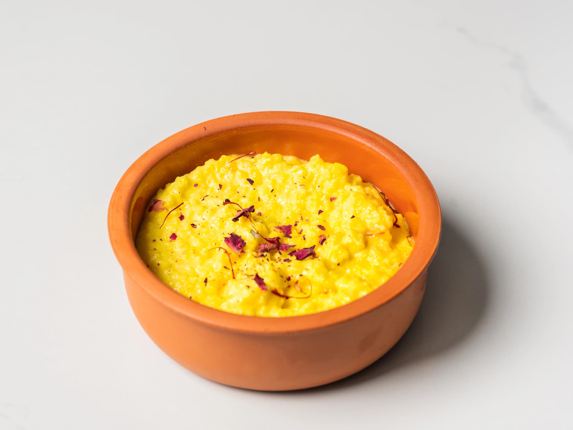 Saffron Kheer at Chopras Indian Restaurant Den Haag