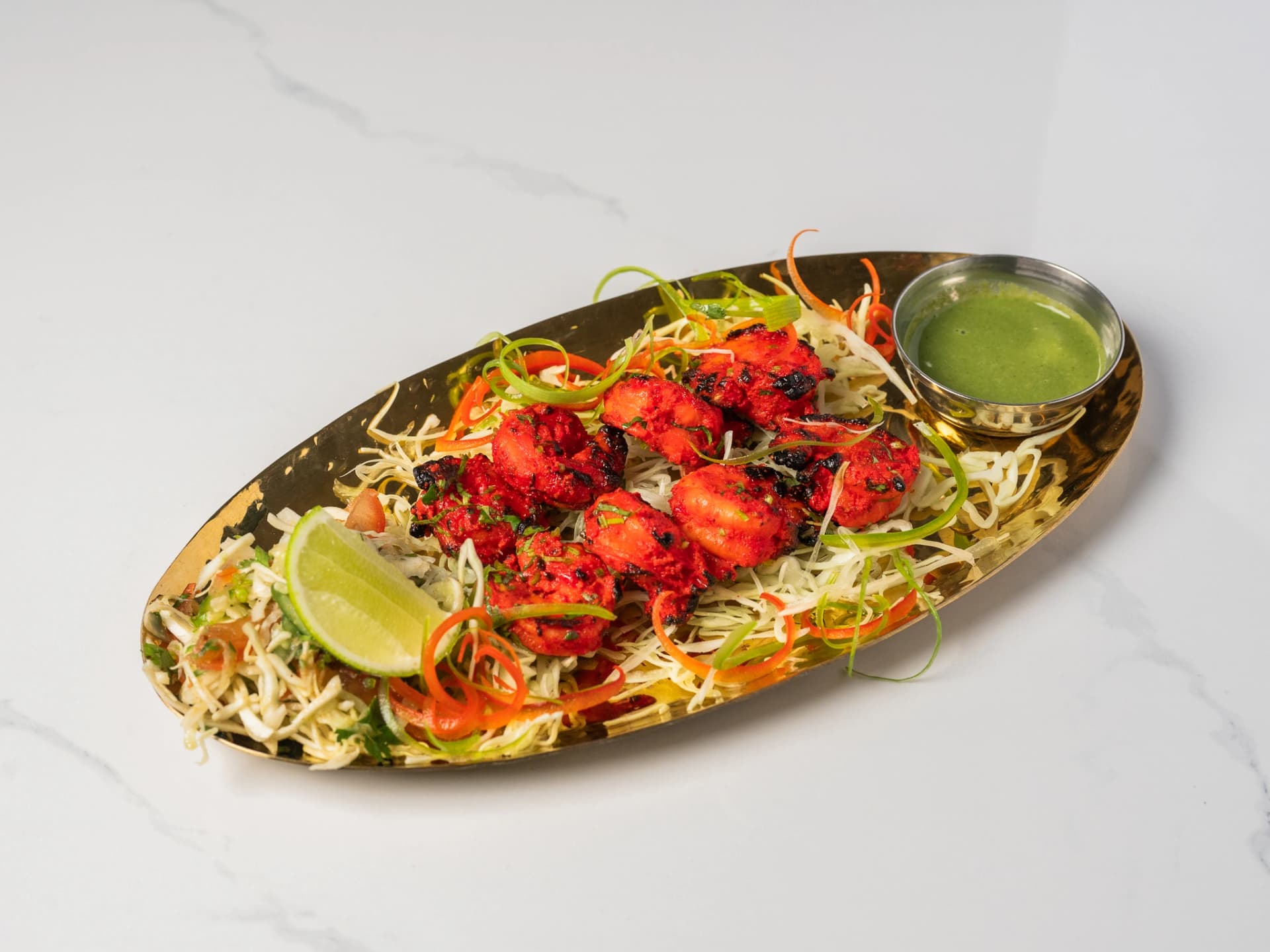 Tandoori Prawn/Fish at Chopras Indian Restaurant Den Haag