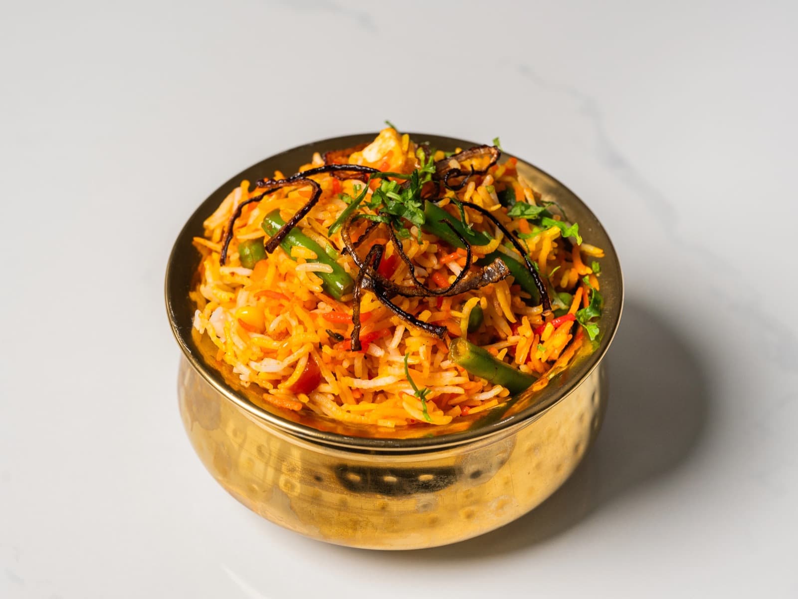 Veg Biryani at Chopras Indian Restaurant Den Haag