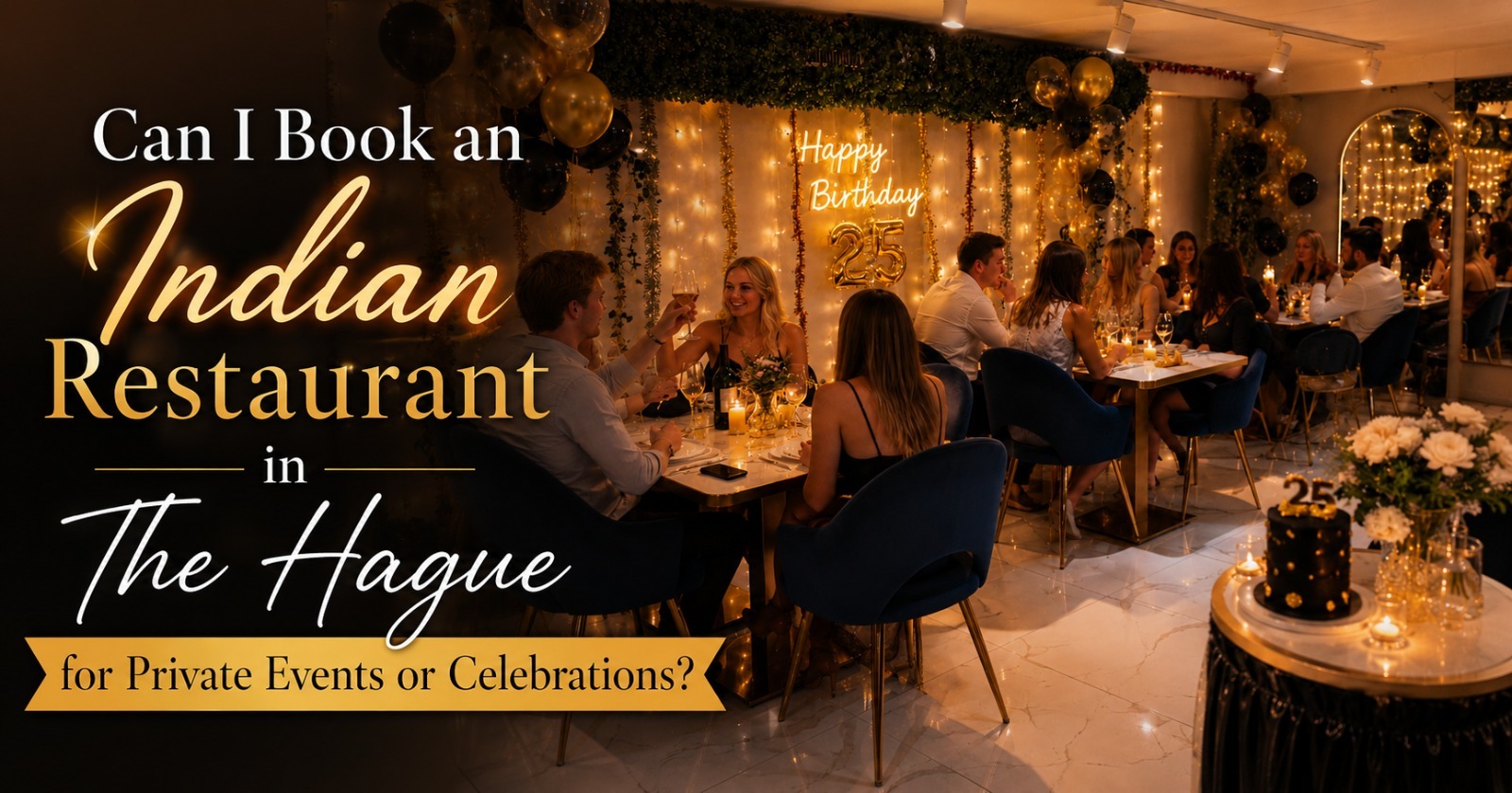 Indian Restaurant in The Hague for Private Events